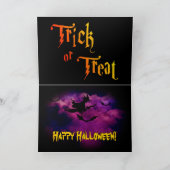 ハロウィーンカード カード (内部)