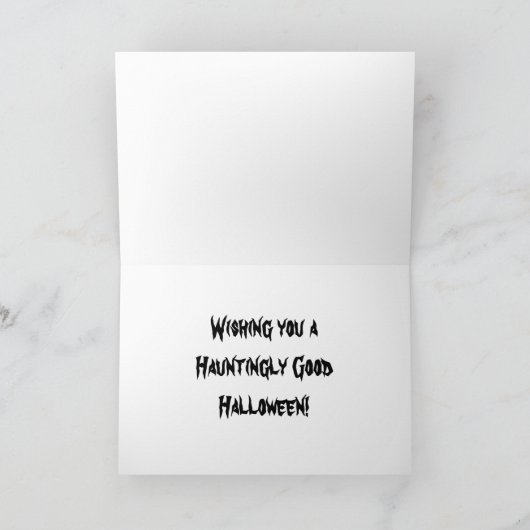 ハロウィーンカード カード (内部)