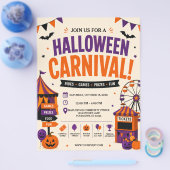 ハロウィーンカーニバルチラシ チラシ (シングル)