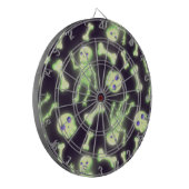 ハロウィーンカ不気味ウトスケルトンボーンズスカル ダーツボード (正面左)