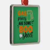 ハロウィーンガス価格は、いくつかのブー誕生日 メタルオーナメント (右)