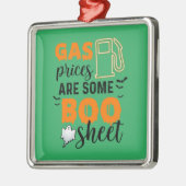 ハロウィーンガス価格は、いくつかのブー誕生日 メタルオーナメント (左)