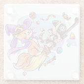 ハロウィーンガラスコースター ガラスコースター (裏面)