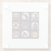 ハロウィーンガラスコースター ガラスコースター (裏面)