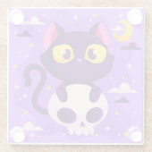 ハロウィーンガラスコースター ガラスコースター (裏面)