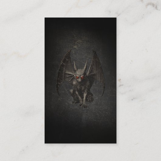 ハロウィーンガルゴイル 名刺 (裏面)