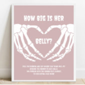 ハロウィーンガールの赤ちゃんシャワーどのように彼女の腹は大きい ポスター