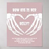 ハロウィーンガールの赤ちゃんシャワーどのように彼女の腹は大きい ポスター (正面)