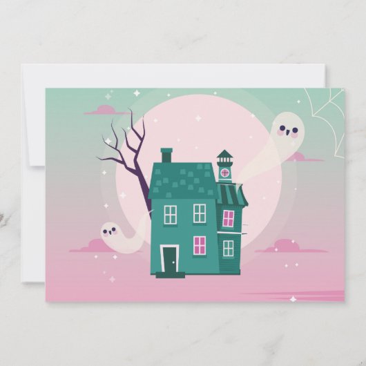 ハロウィーンガールズセカンド幽霊ハウスパーティー 招待状 (裏面)