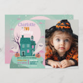 ハロウィーンガールズセカンド幽霊ハウスパーティー 招待状 (正面/裏面)