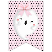 ハロウィーンガールハッピーバースデー バンティングフラッグ (第1の旗)