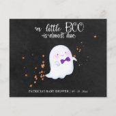 ハロウィーンガールブライダルシャワーアドバイスカード (裏面)