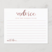 ハロウィーンガールベビーシャワーアドバイスカード (正面)