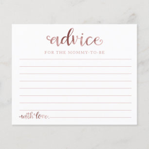 ハロウィーンガールベビーシャワーアドバイスカード