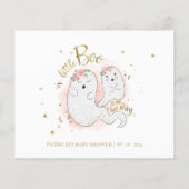 ハロウィーンガールベビーシャワーアドバイスカード (裏面)