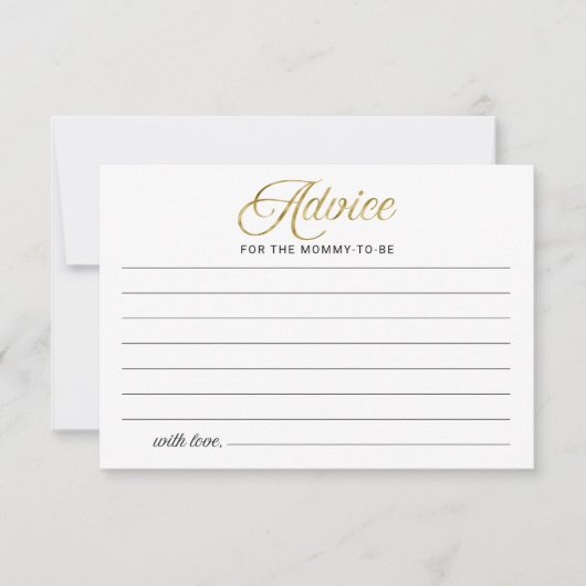 ハロウィーンガールベビーシャワーアドバイスカード サンキューカード (正面)