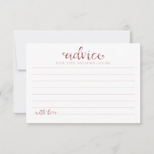 ハロウィーンガールベビーシャワーアドバイスカード 招待状 (正面)