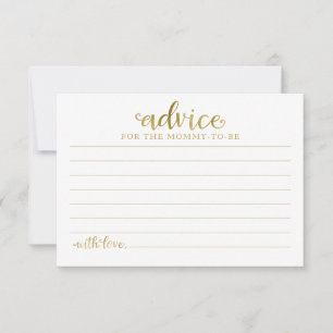 ハロウィーンガールベビーシャワーアドバイスカード 招待状