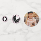 ハロウィーンガール誕生日カスタム写真 コンフェッティ (正面)