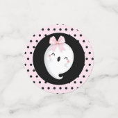 ハロウィーンガール誕生日カスタム写真 コンフェッティ (スモール正面)