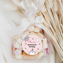 ハロウィーンガール誕生日ピンクカワイイ幽霊