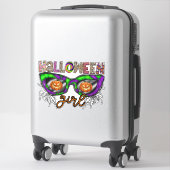 ハロウィーンガール シール (スーツケース)