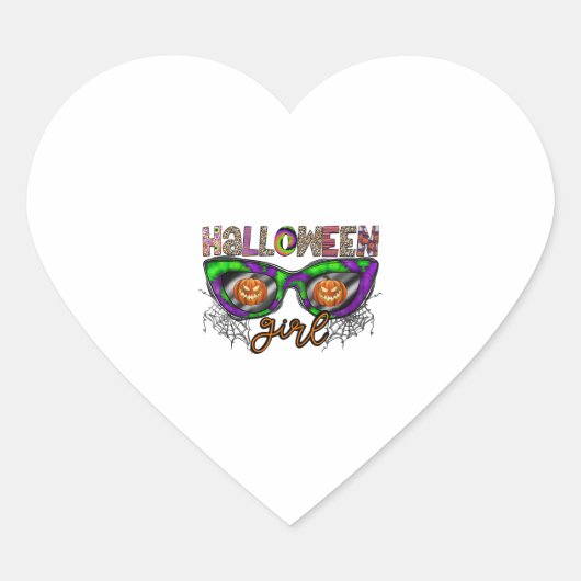 ハロウィーンガール ハートシール (正面)