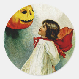ハロウィーンガール ラウンドシール