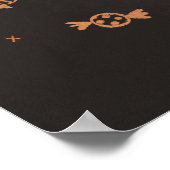 ハロウィーンキッズのトリックまたはトリートアートプリント ポスター (角)