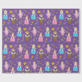 ハロウィーンキッズカウボーイズ、プリンセス、バレリーナ ラッピングペーパー (フラット)