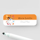 ハロウィーンキッズパーティーオレンジ 名札 (インサイチュ)