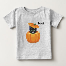 ハロウィーンキットン幼児シャツ ベビーTシャツ