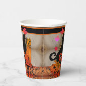 ハロウィーンキティ猫 紙コップ (右)