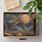 ハロウィーンキャッツ2デコページ紙 薄葉紙 (ギフト)