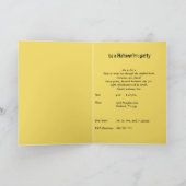 ハロウィーンキャッツ&カボチャパーティの招待状 カード (内部)