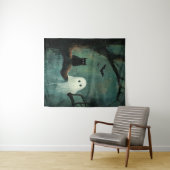 ハロウィーンキャットと幽霊 タペストリー (インサイチュ(横))