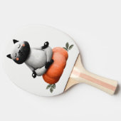 ハロウィーンキャットオンパンプキンデザイン 卓球ラケット (横)