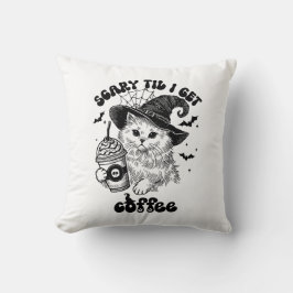 ハロウィーンキャットコーヒー – コーヒーが出るまで怖い クッション