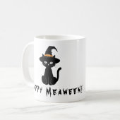 ハロウィーンキャットデザイン コーヒーマグカップ (正面左)