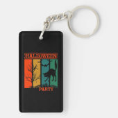 ハロウィーンキャットパーティーキーチェーン キーホルダー (裏面)