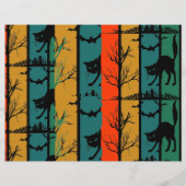 ハロウィーンキャットパーティースクラップブック紙 チラシ (裏面)