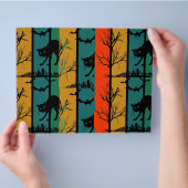 ハロウィーンキャットパーティースクラップブック紙 チラシ (手)