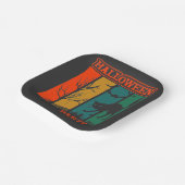 ハロウィーンキャットパーティー ペーパープレート (傾斜あり)