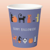 ハロウィーンキャットパーティー 紙コップ