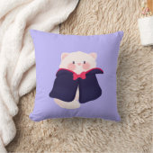 ハロウィーンキャットヴァンパイア クッション (ブランケット)