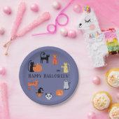 ハロウィーンキャット不気味紙プレート ペーパープレート (パーティー)