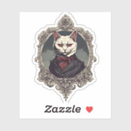 ハロウィーンキャット吸血鬼キャット シール