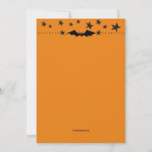 ハロウィーンキャット招待状 招待状 (裏面)