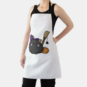 ハロウィーンキャット特大Tシャツ エプロン (インサイチュ)