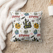 ハロウィーンキャラクターお洒落:シームレスなパターン クッション (ブランケット)